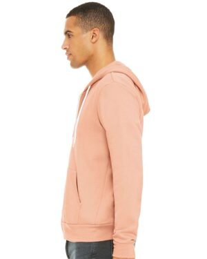 BELLA + CANVAS Unisex Sponge Fleece Full-Zip Hoodie Sweatshirt - Image 204