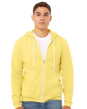 BELLA + CANVAS Unisex Sponge Fleece Full-Zip Hoodie Sweatshirt - Image 287