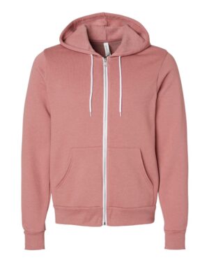 BELLA + CANVAS Unisex Sponge Fleece Full-Zip Hoodie Sweatshirt - Image 119