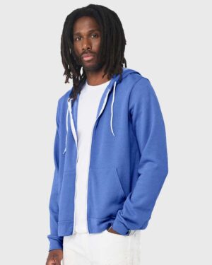 BELLA + CANVAS Unisex Sponge Fleece Full-Zip Hoodie Sweatshirt - Image 99