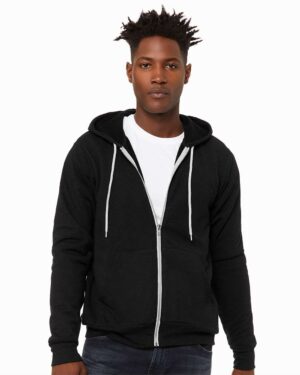 BELLA + CANVAS Unisex Sponge Fleece Full-Zip Hoodie Sweatshirt - Image 37