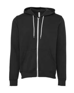 BELLA + CANVAS Unisex Sponge Fleece Full-Zip Hoodie Sweatshirt - Image 67