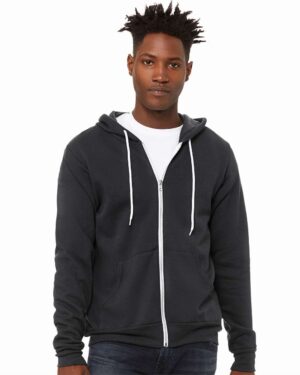 BELLA + CANVAS Unisex Sponge Fleece Full-Zip Hoodie Sweatshirt - Image 69