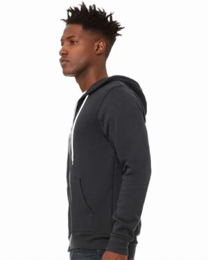 BELLA + CANVAS Unisex Sponge Fleece Full-Zip Hoodie Sweatshirt - Image 70