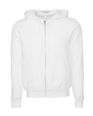 BELLA + CANVAS Unisex Sponge Fleece Full-Zip Hoodie Sweatshirt - Image 72