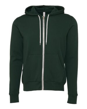 BELLA + CANVAS Unisex Sponge Fleece Full-Zip Hoodie Sweatshirt - Image 77