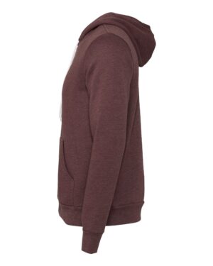 BELLA + CANVAS Unisex Sponge Fleece Full-Zip Hoodie Sweatshirt - Image 115