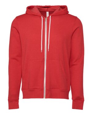 BELLA + CANVAS Unisex Sponge Fleece Full-Zip Hoodie Sweatshirt - Image 137