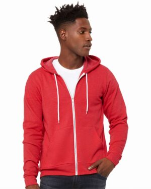 BELLA + CANVAS Unisex Sponge Fleece Full-Zip Hoodie Sweatshirt - Image 140