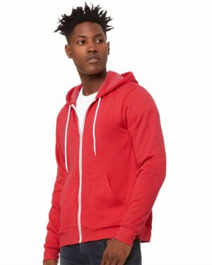 BELLA + CANVAS Unisex Sponge Fleece Full-Zip Hoodie Sweatshirt - Image 141