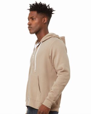 BELLA + CANVAS Unisex Sponge Fleece Full-Zip Hoodie Sweatshirt - Image 240