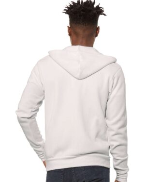 BELLA + CANVAS Unisex Sponge Fleece Full-Zip Hoodie Sweatshirt - Image 277