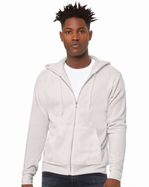 BELLA + CANVAS Unisex Sponge Fleece Full-Zip Hoodie Sweatshirt - Image 275