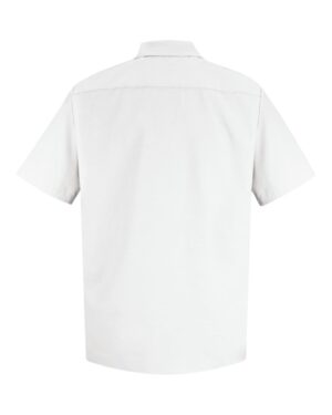 Red Kap Men's Specialized Short Sleeve Pocketless Work Shirt - Image 10