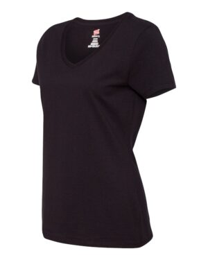 Hanes Women's Perfect-T V-Neck T-Shirt - Image 9