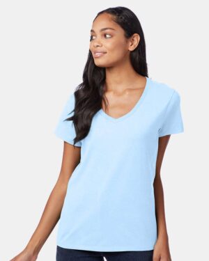 Hanes Women's Perfect-T V-Neck T-Shirt - Image 30