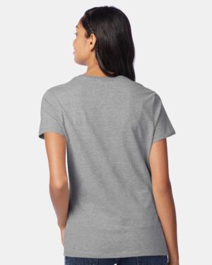 Hanes Women's Perfect-T V-Neck T-Shirt - Image 36