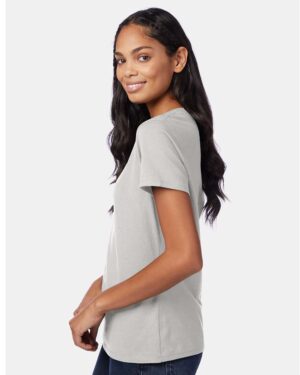 Hanes Women's Perfect-T V-Neck T-Shirt - Image 3