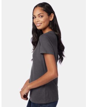 Hanes Women's Perfect-T V-Neck T-Shirt - Image 57