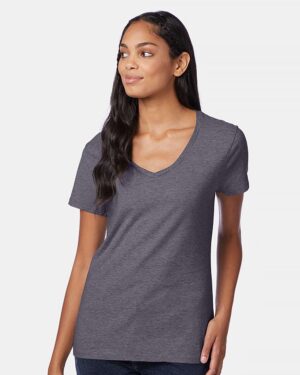 Hanes Women's Perfect-T V-Neck T-Shirt - Image 17