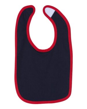 Rabbit Skins Infant Contrast Trim Premium Jersey Bib - Image 8