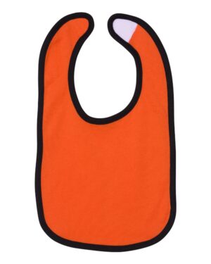 Rabbit Skins Infant Contrast Trim Premium Jersey Bib - Image 12