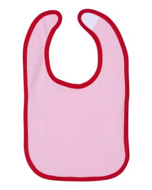 Rabbit Skins Infant Contrast Trim Premium Jersey Bib - Image 13
