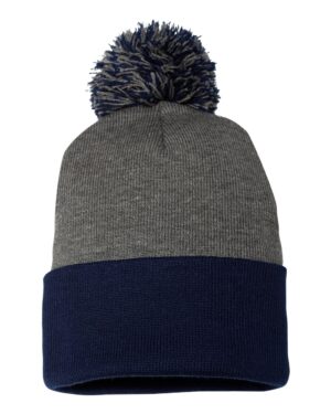 Sportsman 12" Pom-Pom Cuffed Beanie - Image 11