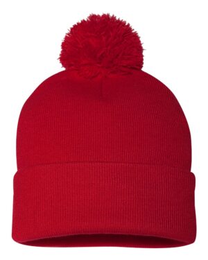 Sportsman 12" Pom-Pom Cuffed Beanie - Image 52