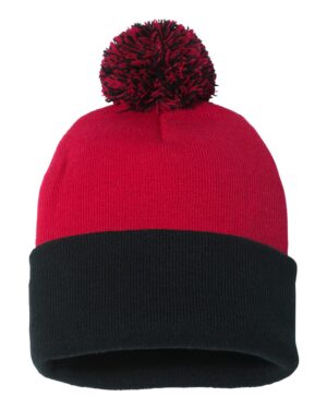 Sportsman 12" Pom-Pom Cuffed Beanie - Image 53