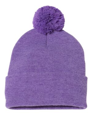 Sportsman 12" Pom-Pom Cuffed Beanie - Image 31