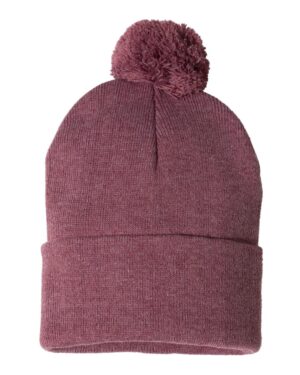Sportsman 12" Pom-Pom Cuffed Beanie - Image 21