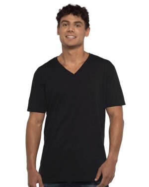 Next Level Unisex Cotton V-Neck T-Shirt - Image 4