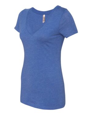 Next Level Women’s Triblend Deep V-Neck T-Shirt - Image 8
