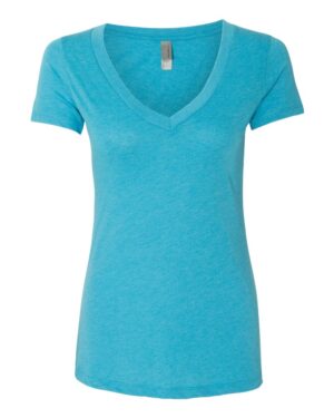 Next Level Women’s Triblend Deep V-Neck T-Shirt - Image 10