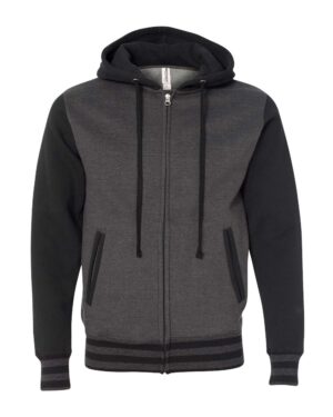 Independent Trading Co. Unisex Heavyweight Varsity Full-Zip Hooded Sweatshirt - Image 7