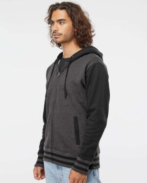 Independent Trading Co. Unisex Heavyweight Varsity Full-Zip Hooded Sweatshirt - Image 11