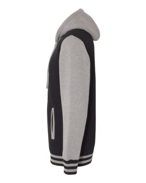 Independent Trading Co. Unisex Heavyweight Varsity Full-Zip Hooded Sweatshirt - Image 3