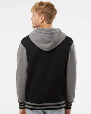 Independent Trading Co. Unisex Heavyweight Varsity Full-Zip Hooded Sweatshirt - Image 6