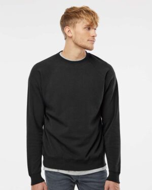 Independent Trading Co. Unisex Special Blend Raglan Crewneck Sweatshirt - Image 4