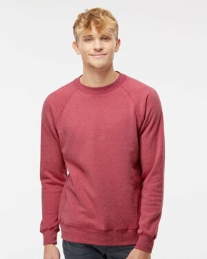 Independent Trading Co. Unisex Special Blend Raglan Crewneck Sweatshirt - Image 22