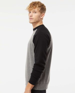 Independent Trading Co. Unisex Special Blend Raglan Crewneck Sweatshirt - Image 50