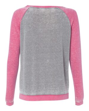 J. America Women’s Zen Fleece Raglan Sweatshirt - Image 9