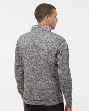 J. America Men's Cosmic Fleece Quarter-Zip Sweatshirt - Image 6