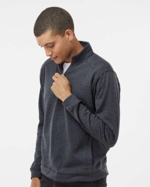 J. America Men's Cosmic Fleece Quarter-Zip Sweatshirt - Image 17