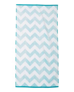 Carmel Towel Company Chevron Velour Beach Towel - Image 6