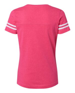LAT Women's Football V-Neck Fine Jersey Tee - Image 23