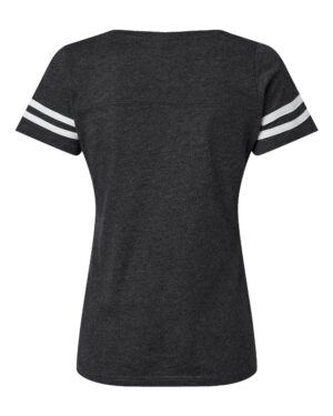 LAT Women's Football V-Neck Fine Jersey Tee - Image 41