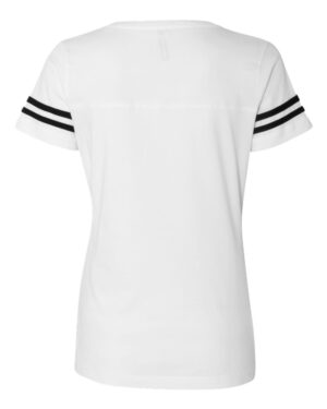 LAT Women's Football V-Neck Fine Jersey Tee - Image 51