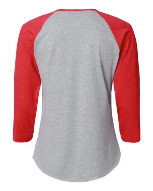 LAT Women's Baseball Fine Jersey Three-Quarter Sleeve Tee - Image 16